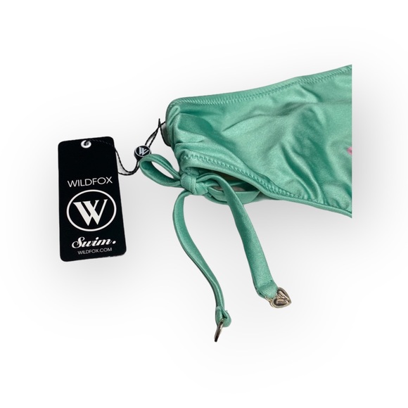 HTF: Wildfox x Dolls Kill ☻︎ Out of this World Ruched Bikini Bottoms ☻ Green L - Picture 8 of 17